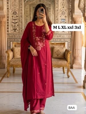 Alternative view of Kurti with plazzo with dupatta