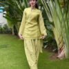 New Launching Đěsigner Party Wear Look top with farshi salwar