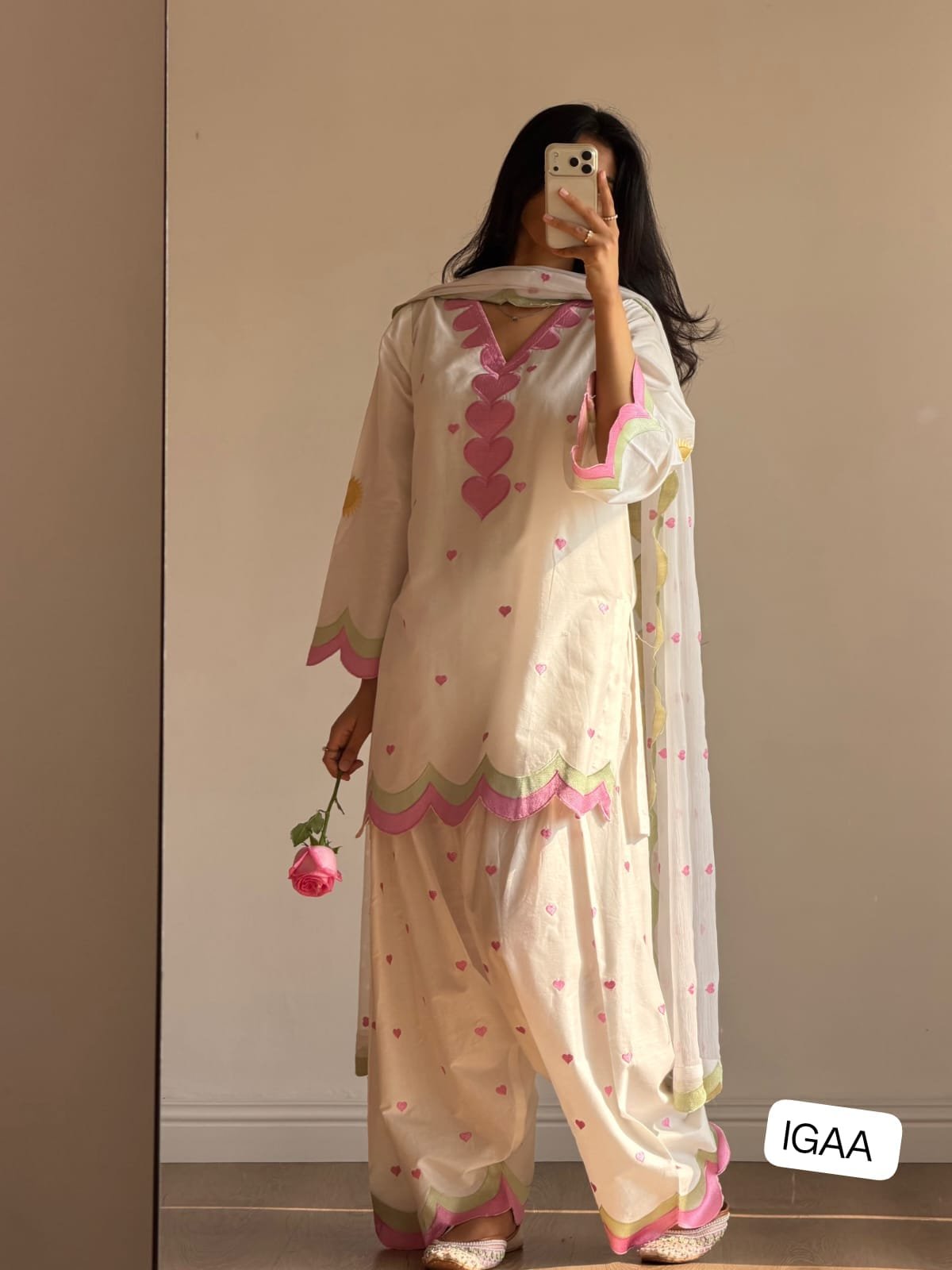 THIS SEASON, TRY OUR DESIGNER EMBROIDERED WORKED TOP, SALWAAR WITH DUPATTA