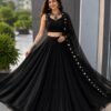 You gonna love elegance with Modern touch ,Here we Presenting Exclusive Navratri special Lehnga choli Real shoot Design