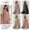 chiffon Heavy  with heavy embroidery with HAND KHATLI & CUT WORK