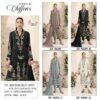 chiffon Heavy  with heavy embroidery with HAND KHATLI & CUT WORK