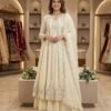 THIS FESTIVAL SEASON WEAR OUR BEAUTIFUL GOWN ,LAHENGA AND DUPATTA WITH SEQUENCE EMBROIDERY AND REAL MIRROR WORK