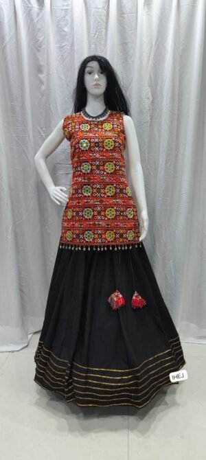 Alternative view of HERE, OUR EXCLUSIVE REAL MODELING LEHENGA CHOLI SET