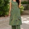 CORD SET STRIGHT CUT KURTI WITH PLAZO