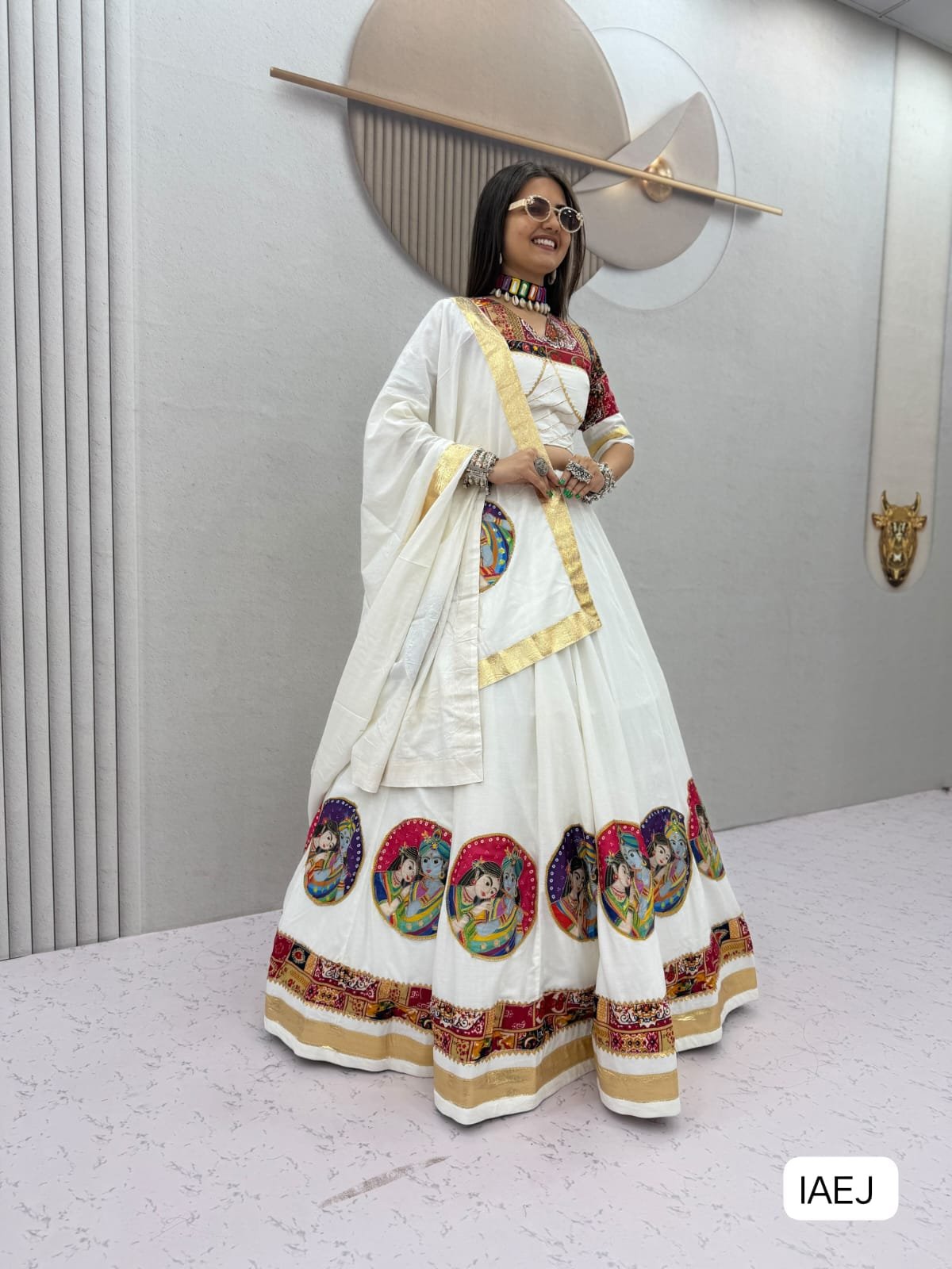 AK Creation is Launching Navratri Special Pure Cotton Lehenga Choli with 6 Meter Big Flair