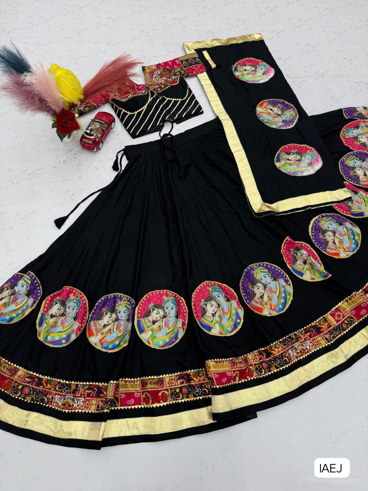 AK Creation is Launching Navratri Special Pure Cotton Lehenga Choli with 6 Meter Big Flair - Image 4