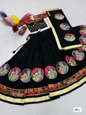 Alternative view of AK Creation is Launching Navratri Special Pure Cotton Lehenga Choli with 6 Meter Big Flair