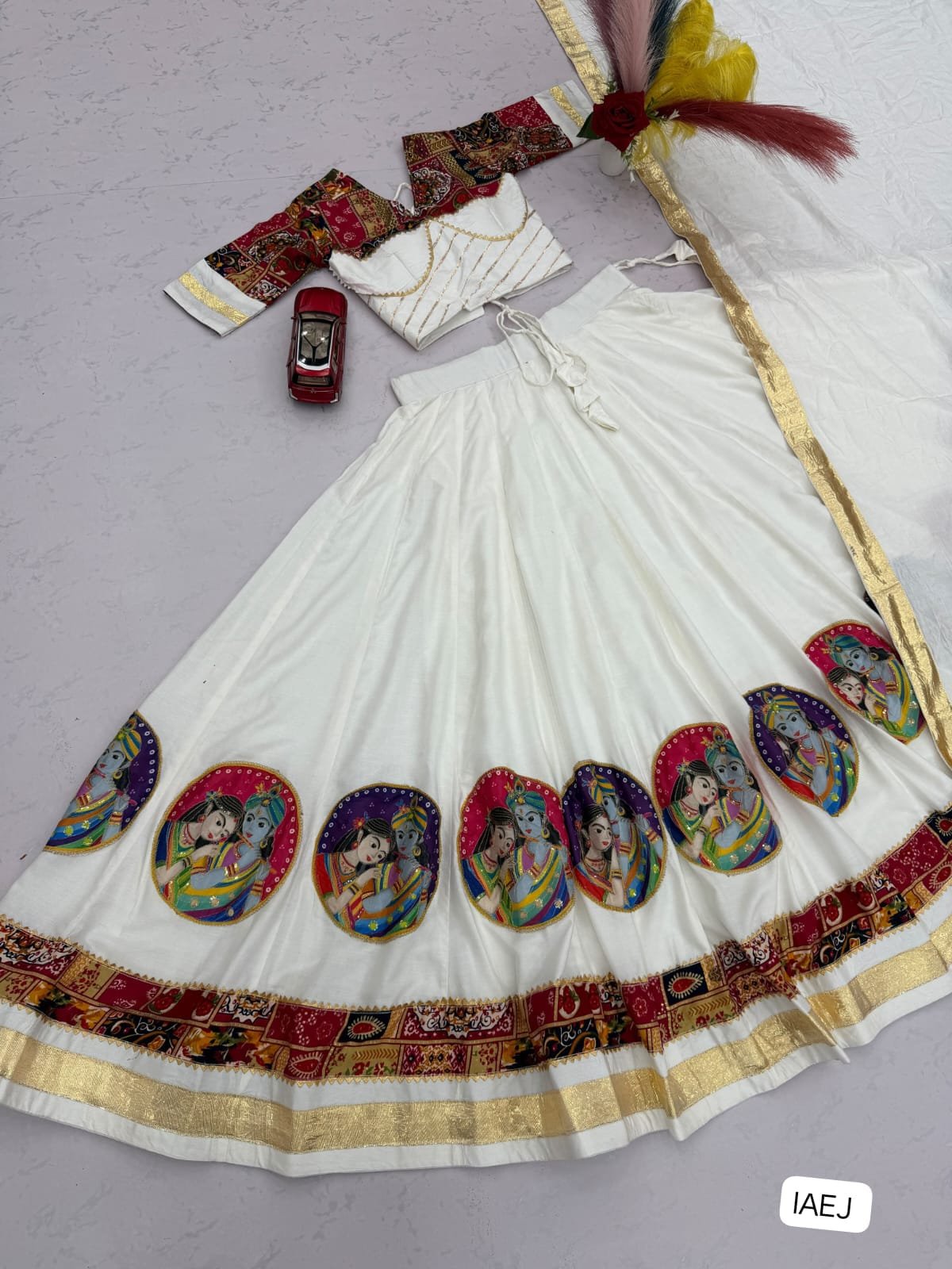 AK Creation is Launching Navratri Special Pure Cotton Lehenga Choli with 6 Meter Big Flair - Image 2