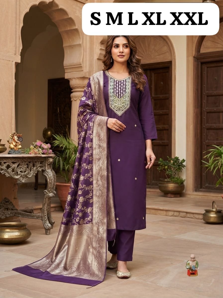 Stunning 3-Piece Festive Salwar Suit Set