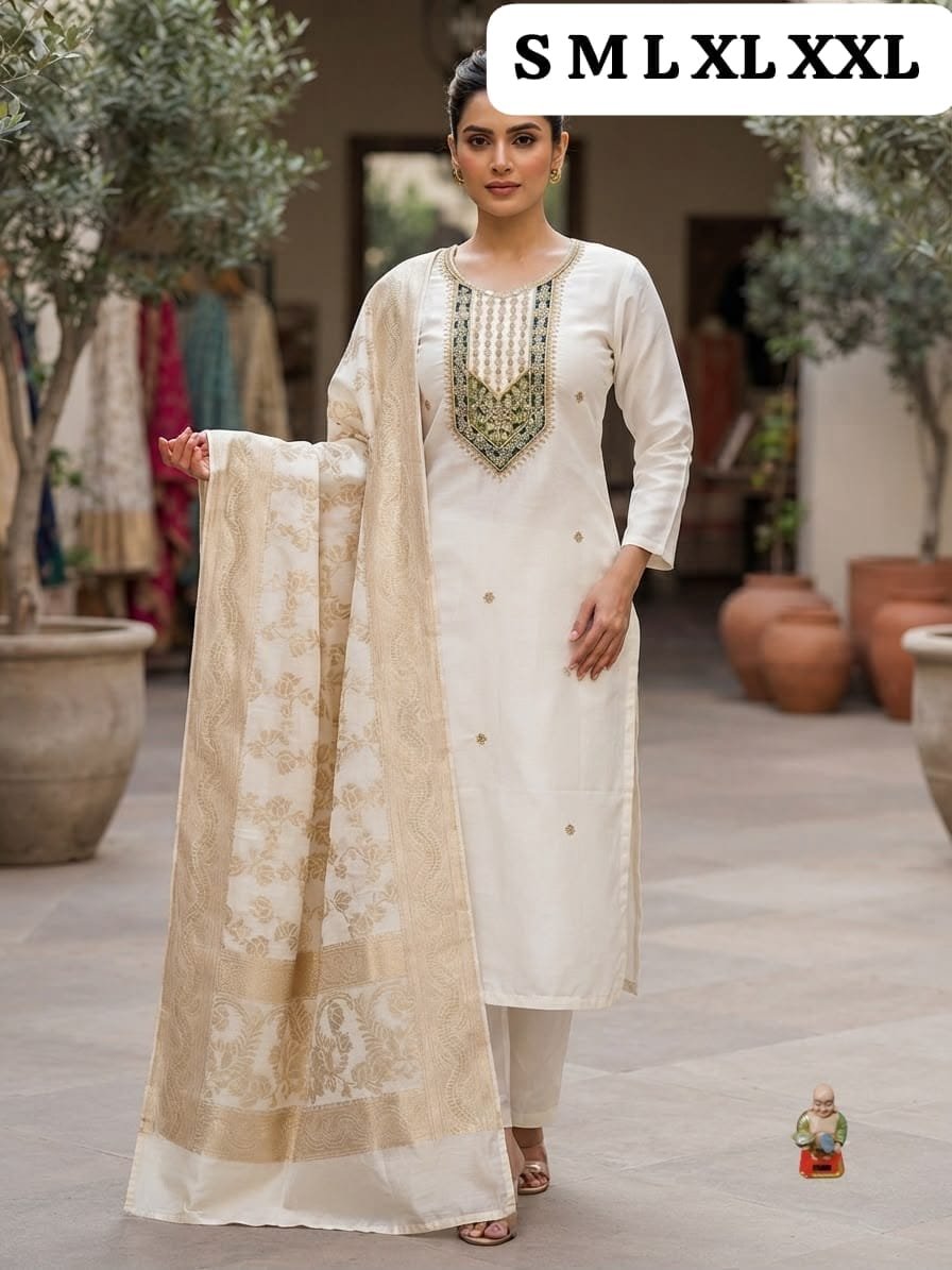 Stunning 3-Piece Festive Salwar Suit Set - Image 6