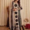  Ajrakh Cotton Suit Set Step into timeless elegance with this beautiful Ajrakh handblock printed suit set