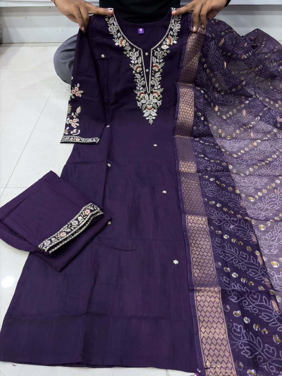 Fully Stiched Kurta and Pant & Dupatta Set - Image 4