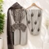 BEAUTIFULLY OUTCRAFTED PIECE WITH  EMBROIDERED TOP & EMBROIDERED BOTTOM AND DIGITAL DUPATTA 