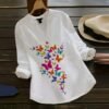 Full Sleeve Reyon Top Digital Print