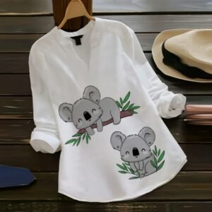 Alternative view of Full Sleeve Reyon Top Digital Print
