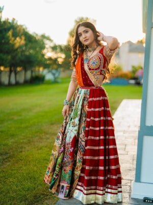PRESENTING NEWLY NAVRATRI 2026 SUPERB  QUALITY DESIGNER PRINTED LAHENGA CHOLI