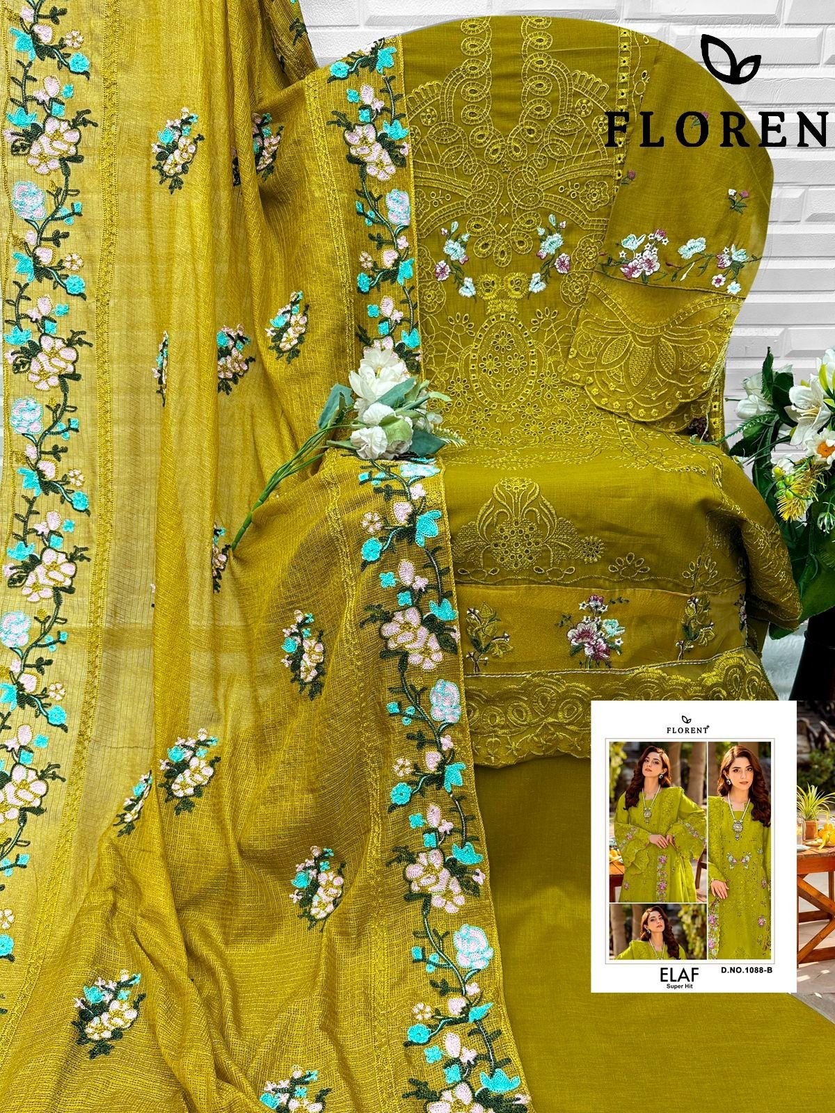 CAMBRIC COTTON WITH HEAVY EMBROIDERY WORK - Image 6