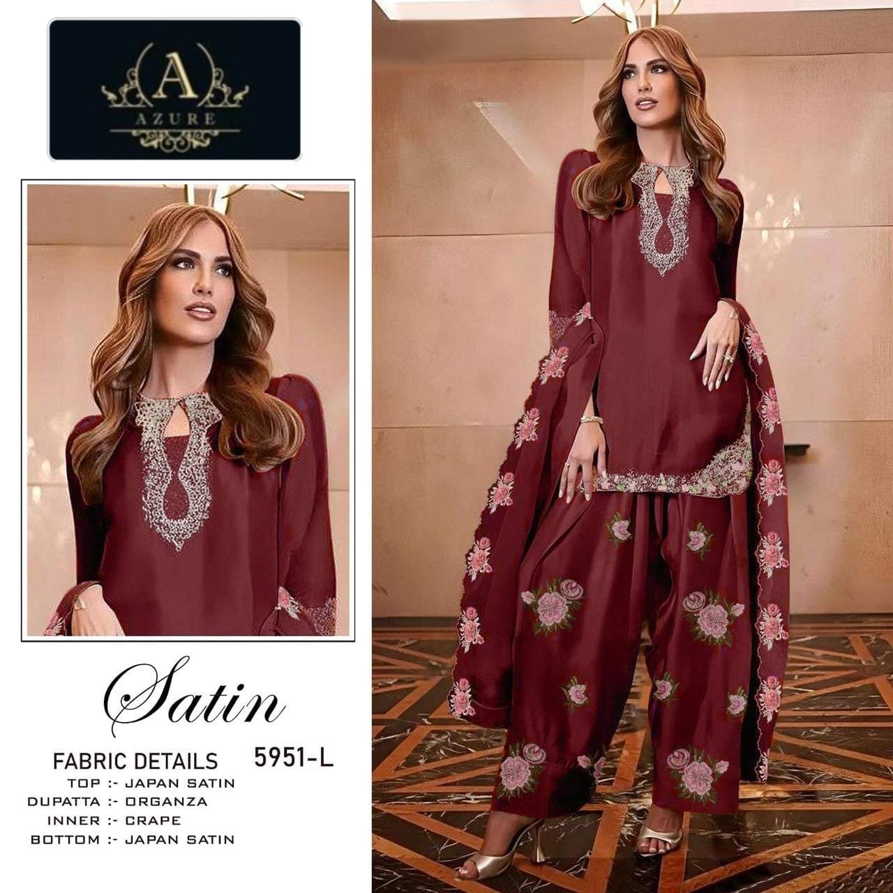 HANIA AMIR SUPERHIT DESIGN ORGENZA CUTWORK DUPATTA - Image 3