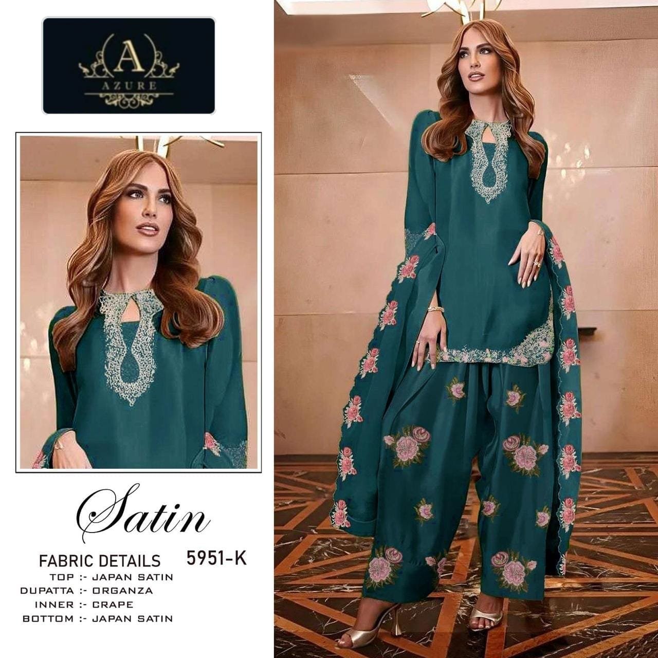 HANIA AMIR SUPERHIT DESIGN ORGENZA CUTWORK DUPATTA - Image 4