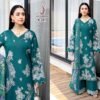 PURE  COTTON  WITH HEAVY EMBROIDERY WORK WITH MOTI WORK 