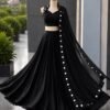 You gonna love elegance with Modern touch ,Here we Presenting Exclusive Navratri special Lehnga choli Real shoot Design