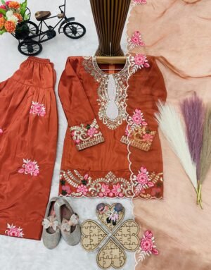 Alternative view of Trending Launching New Đěsigner Party Wear Look Top Salwar & Dupatta Set
