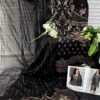 DINTING chiffon Heavy  with heavy embroidery with