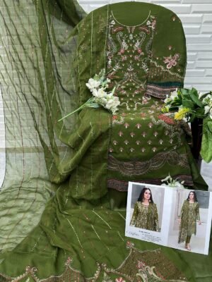 Alternative view of DINTING chiffon Heavy  with heavy embroidery with