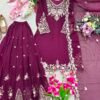 Launching New Design Trending Georgette Top & Sarara & Dupatta Reddy To Wear Look Design