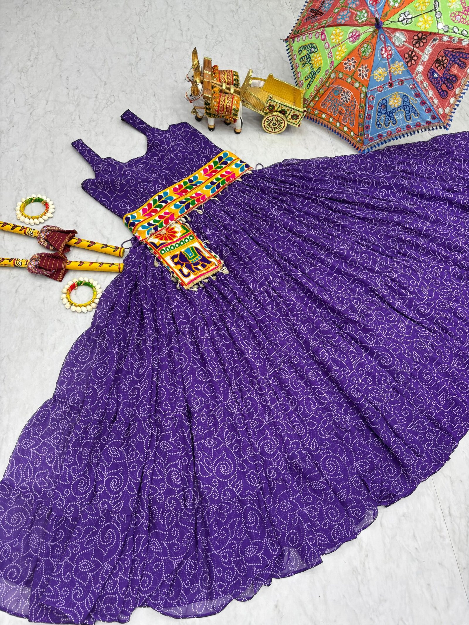 AK Creation is Launching Navratri Special Gamathi Work Gown