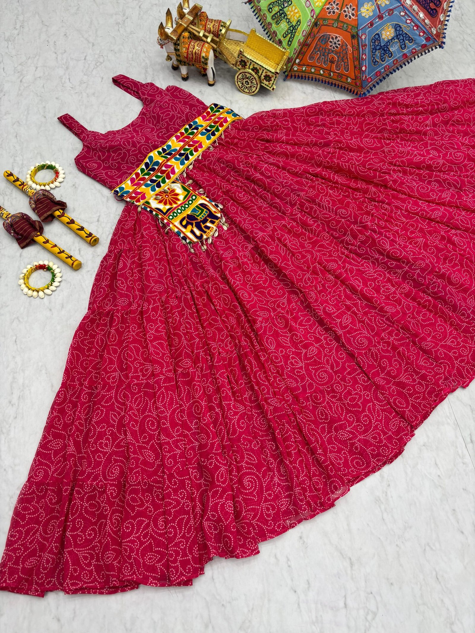 AK Creation is Launching Navratri Special Gamathi Work Gown - Image 2