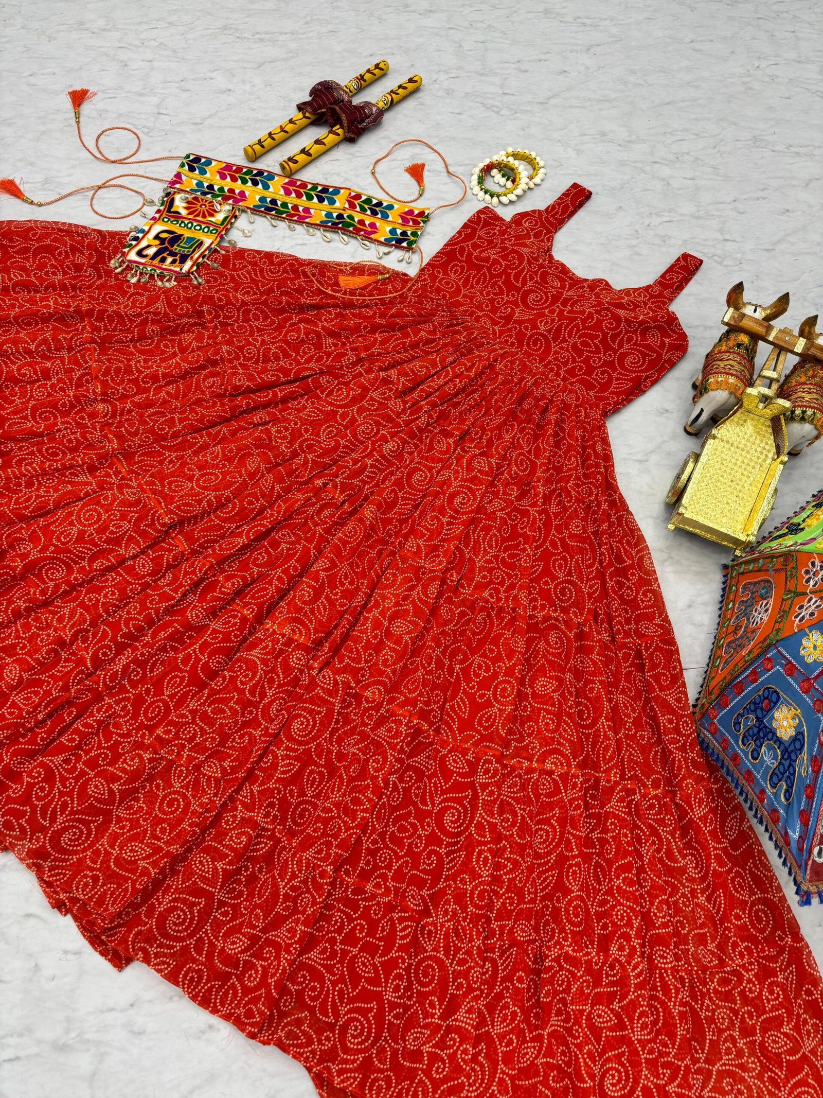 AK Creation is Launching Navratri Special Gamathi Work Gown - Image 3