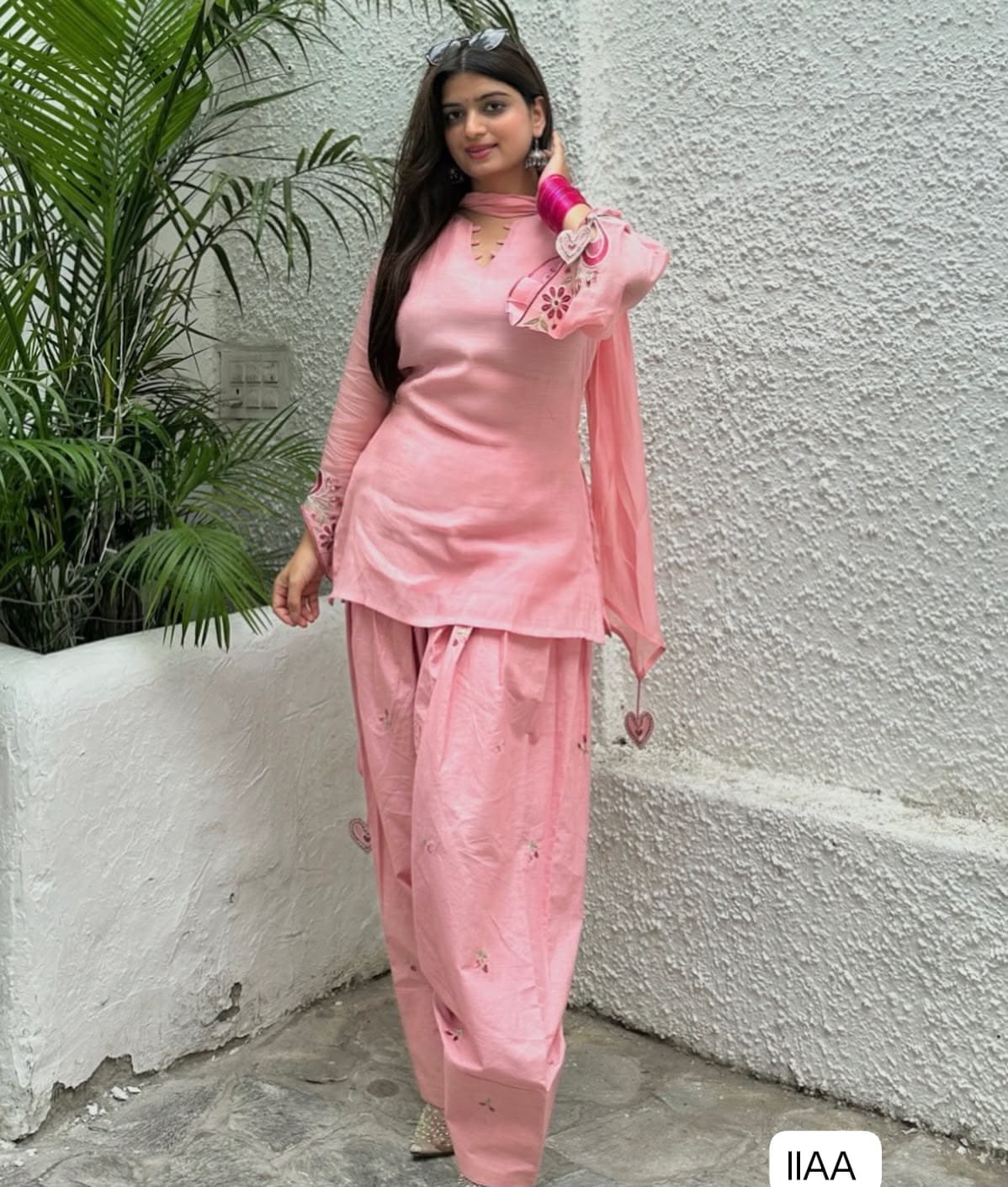 New Launching Đěsigner Party Wear Look top with farshi salwar