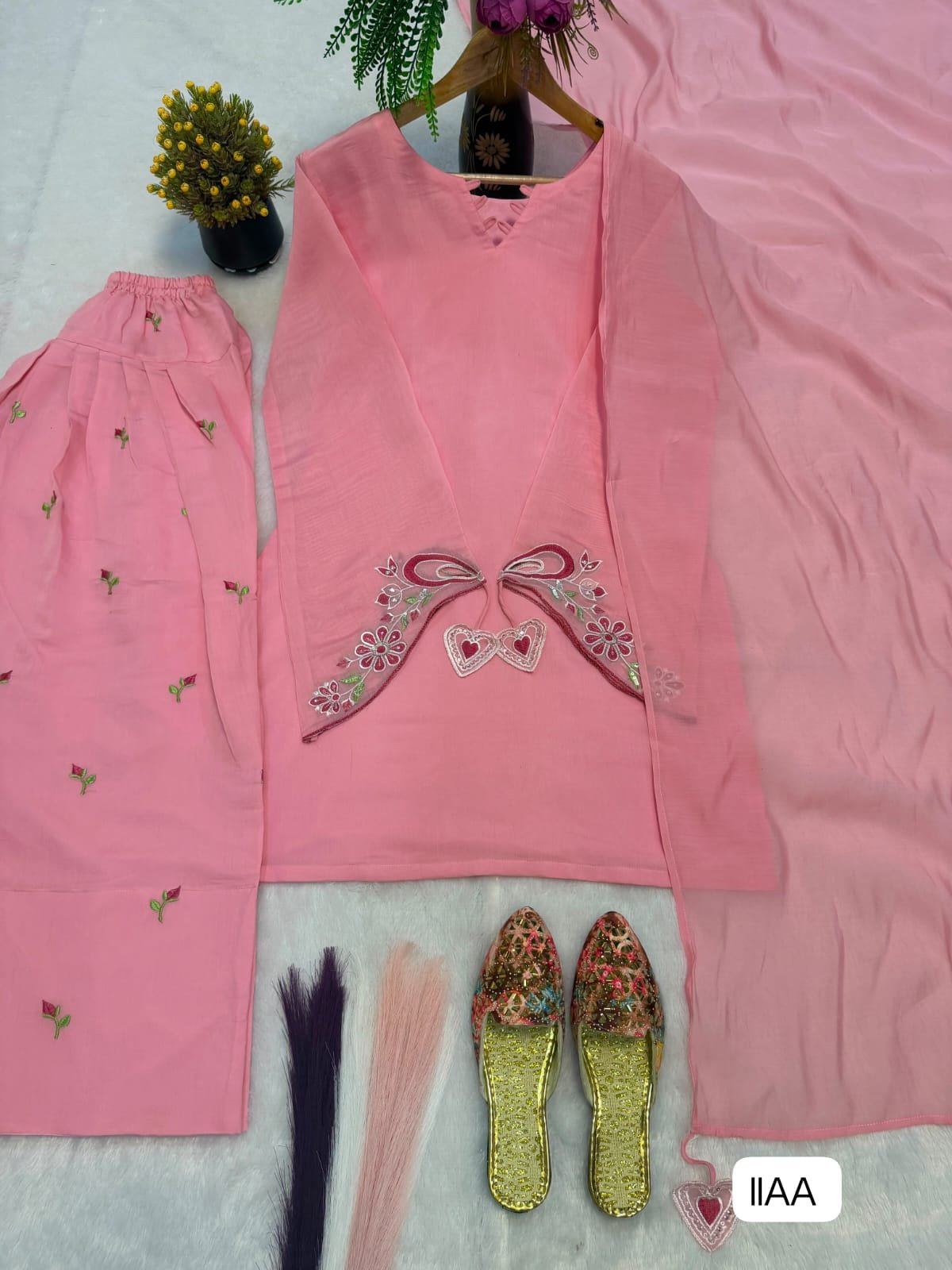 New Launching Đěsigner Party Wear Look top with farshi salwar - Image 2
