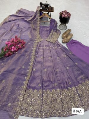 Alternative view of AK-Series New Designer Party Gown Pent & Dupatta Set