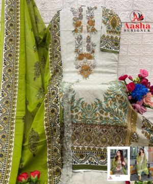 Alternative view of Top pure cotton print with exclusive patch embroidery