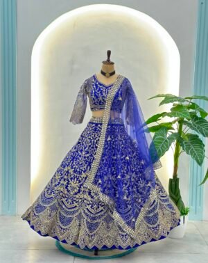 Lehenga Choli Royal elegance in every twirl Blouse Micro Cotton With Cancan and Canvas 