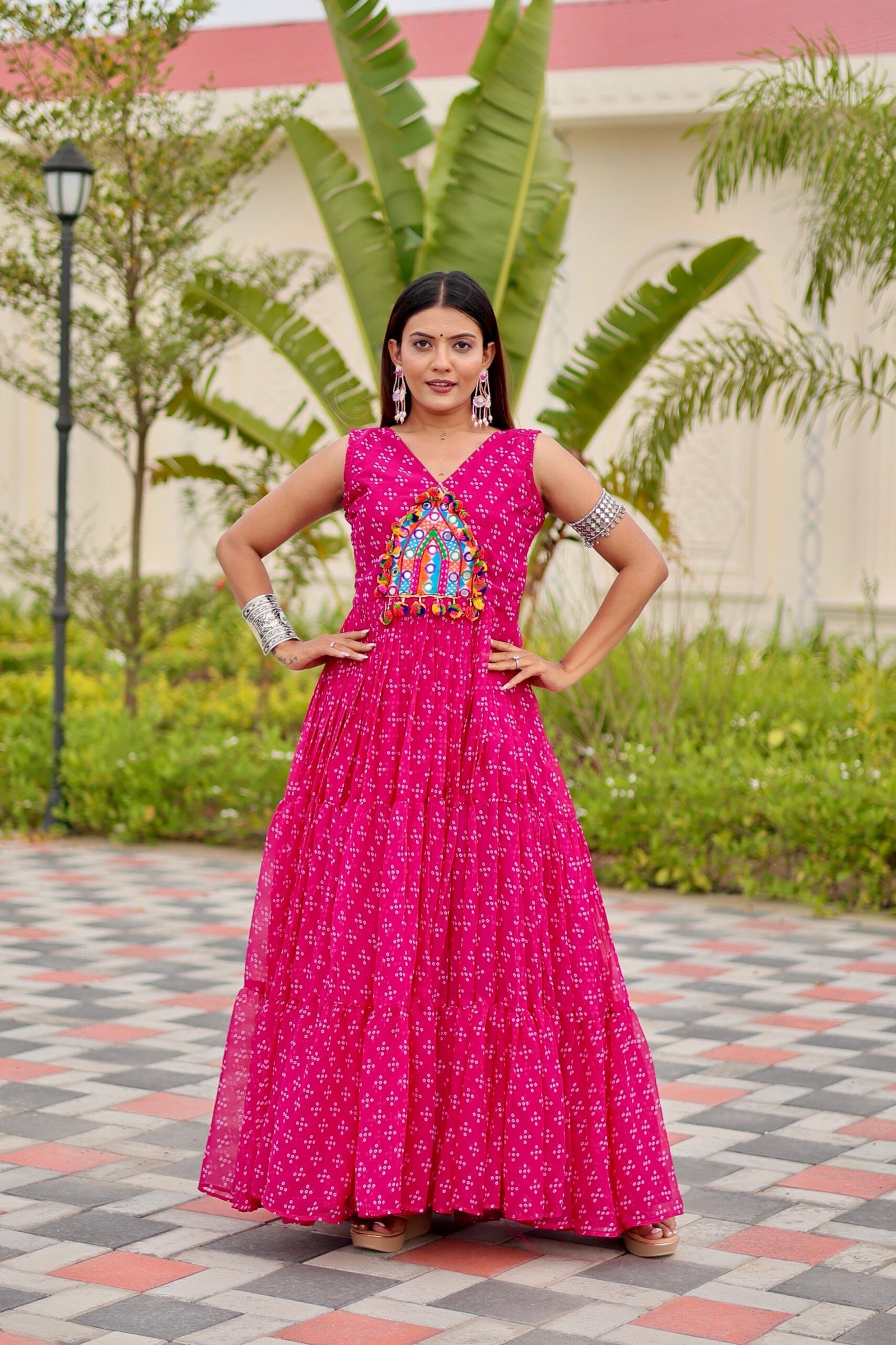 AK Creation is Launching Navratri Special Gamathi Work Gown - Image 3