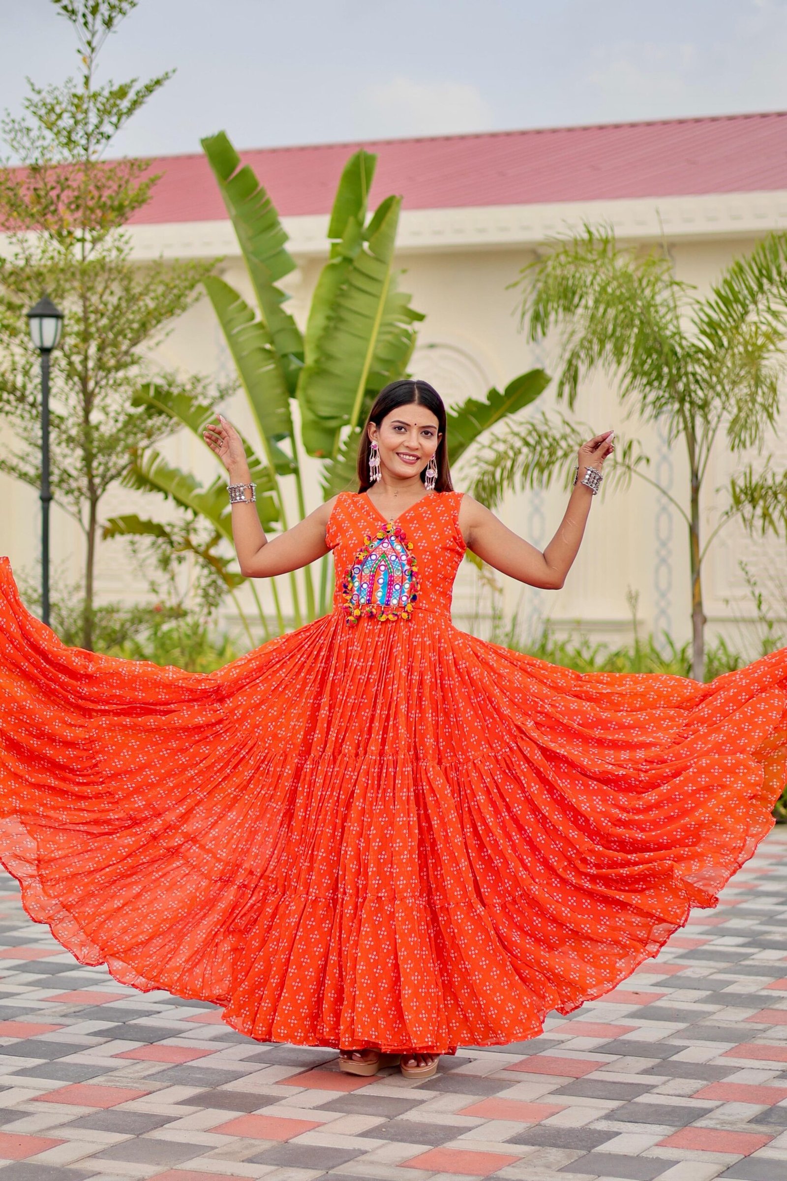 AK Creation is Launching Navratri Special Gamathi Work Gown - Image 5