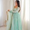 Elegant Designer Anarkali Three Piece Set