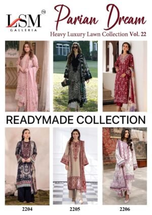 LAWN COLLECTION VOL 22 TOP WITH COTTON Fabric DUPATTA