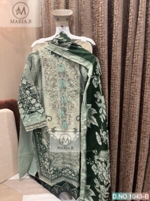 Alternative view of COTTON STITCHED PANT WITH PATTERN