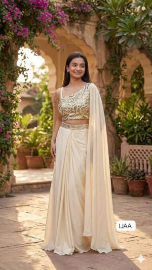 Royal Elegance Dhoti Style Saree – New Trending Look