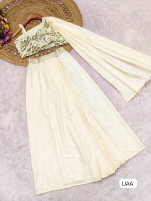 Alternative view of Royal Elegance Dhoti Style Saree – New Trending Look
