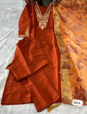 Alternative view of Launching New Designers Kurti Pent Dupatta Set