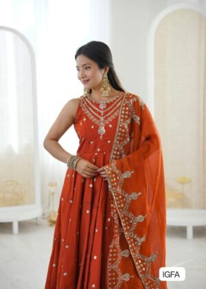 Alternative view of Package Contain Gown, Bottom & Dupatta 