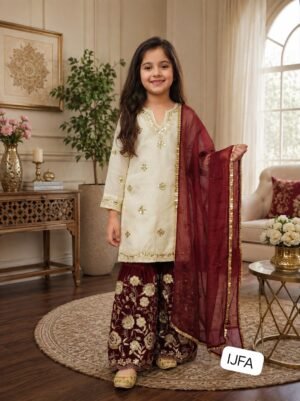 Designer Kurti Premium  Fendi Silk Stylish Bottom Elegant Dupatta