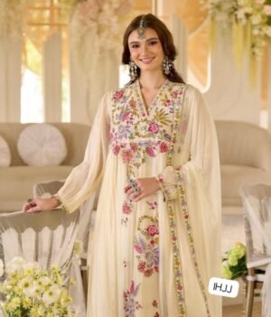 WOMEN FOX BLOOMING GEORGETTE EMBROIDERED KURTA SET'S