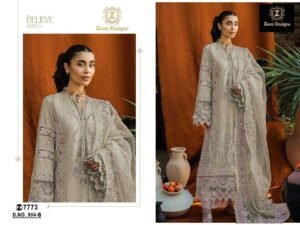 cambric cotton semi stitched very heavy embrdrd kameez  and cotton unstitched bottoms 